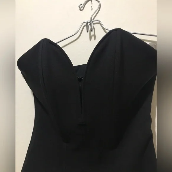 ZARA BLACK BUSTIER CORSET STRAPLESS BODYSUIT WOMENS XSMALL NWOT - Picture 9 of 9